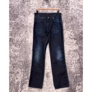 Nudie Jeans 31 x 32 Mens Slim Jim Whisker Faded Denim